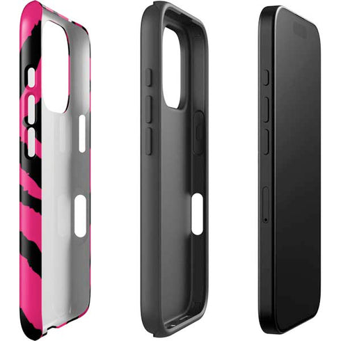 Retro Zebra iPhone 16 Pro Max Impact Case